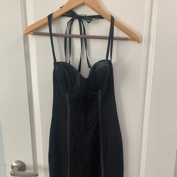 NEW Mini Black Dress - BEBE Brand - Picture 3 of 4